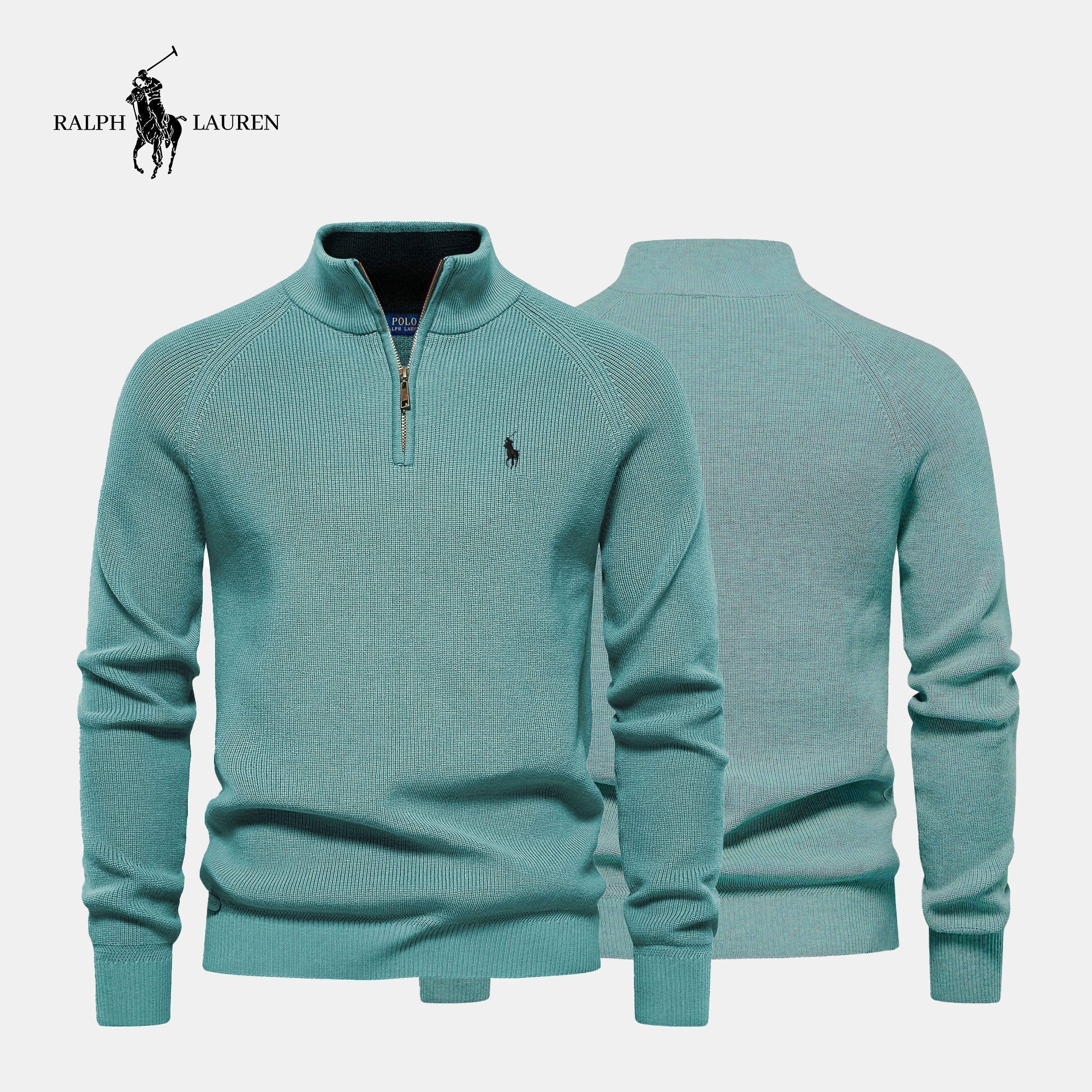 RL Zip Neck Sweater (CLEARANCE)